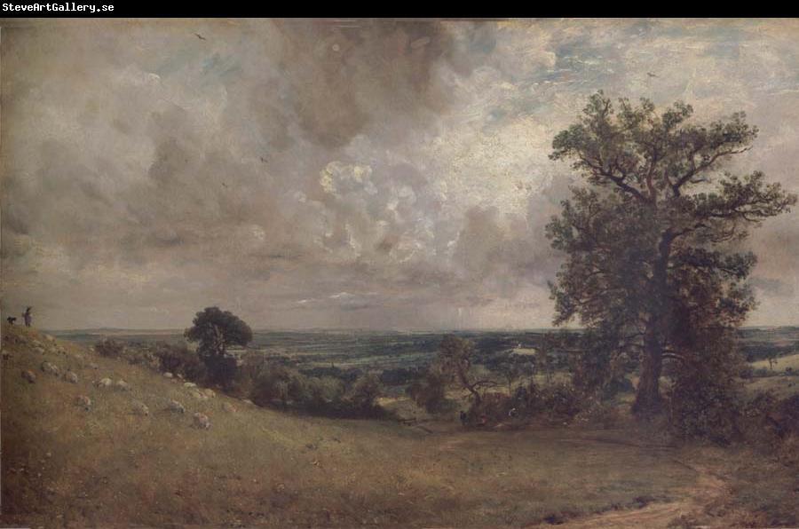 John Constable West End Field,Hampstead,noon